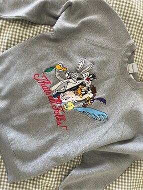 1993 ACME Looney Tunes Grey Crewneck (S)